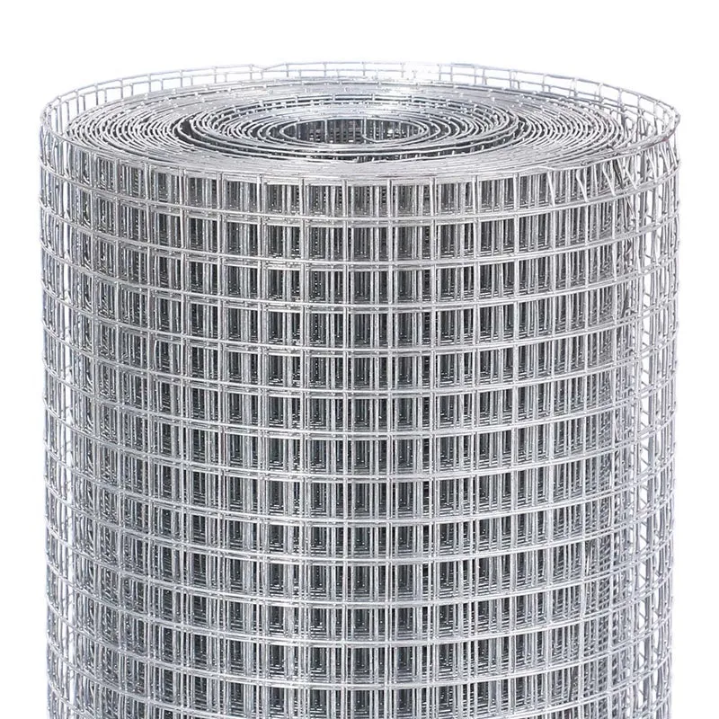 Rete Metallica Elettrosaldata 1 x 15 mt Maglia 12x12mm Zincata per Recinsione