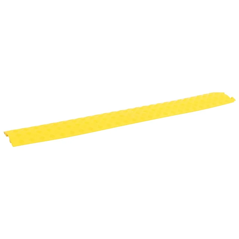 Rampe di Protezione Cavi Set 4 Pezzi 98,5 cm in PVC Colore Giallo