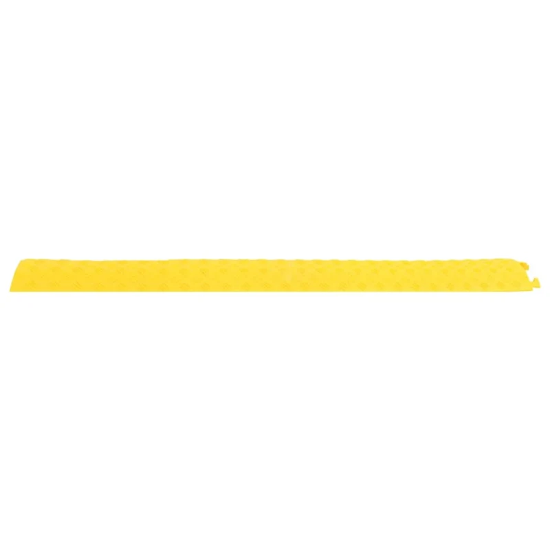 Rampe di Protezione Cavi Set 4 Pezzi 98,5 cm in PVC Colore Giallo