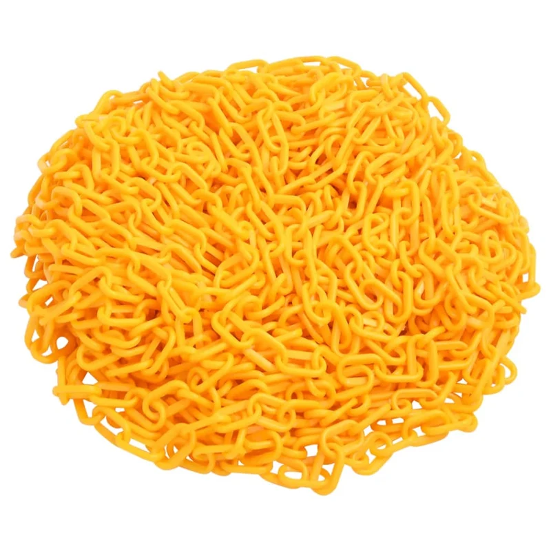 Catena Segnaletica Gialla 100 m Diametro 8 mm in Plastica