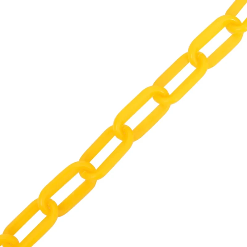 Catena Segnaletica Gialla 100 m Diametro 8 mm in Plastica