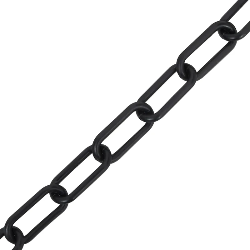 Catena Segnaletica Nera 100 m Diametro 4 mm in Plastica