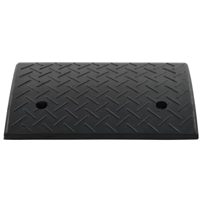 2 x Rampa per Cordolo in Gomma 50x32,5x14 cm Antiscivolo