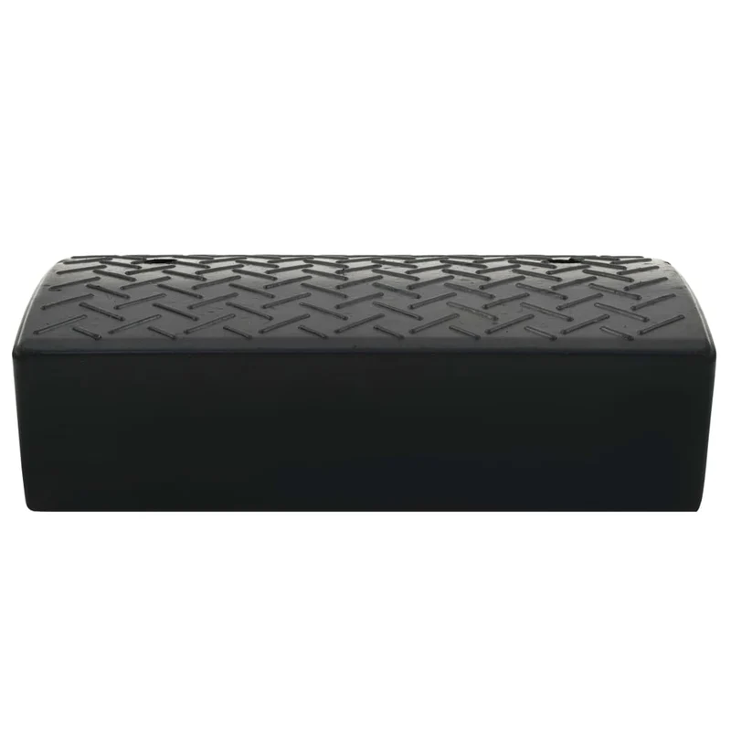 2 x Rampa per Cordolo in Gomma 50x32,5x14 cm Antiscivolo