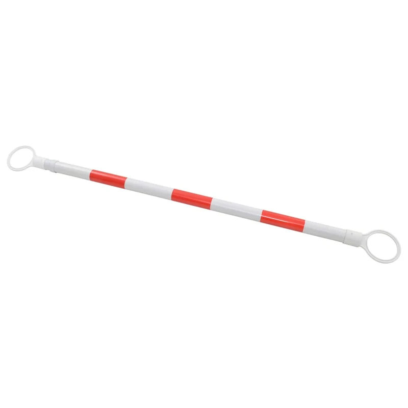 Barre Retrattili per Coni Stradali Strisce Rosse Riflettenti 2 pz ABS 116-197cm