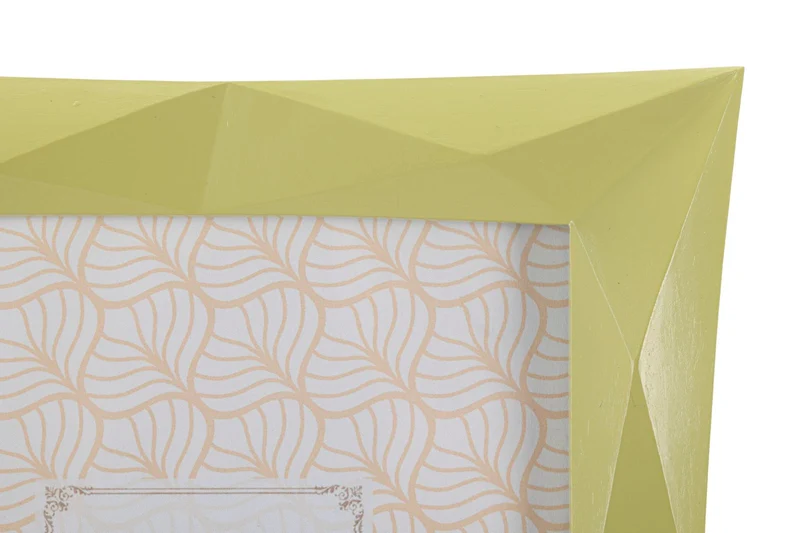 Cornice Greeny 21,5x2,5x25,8 cm in Resina e Vetro Verde