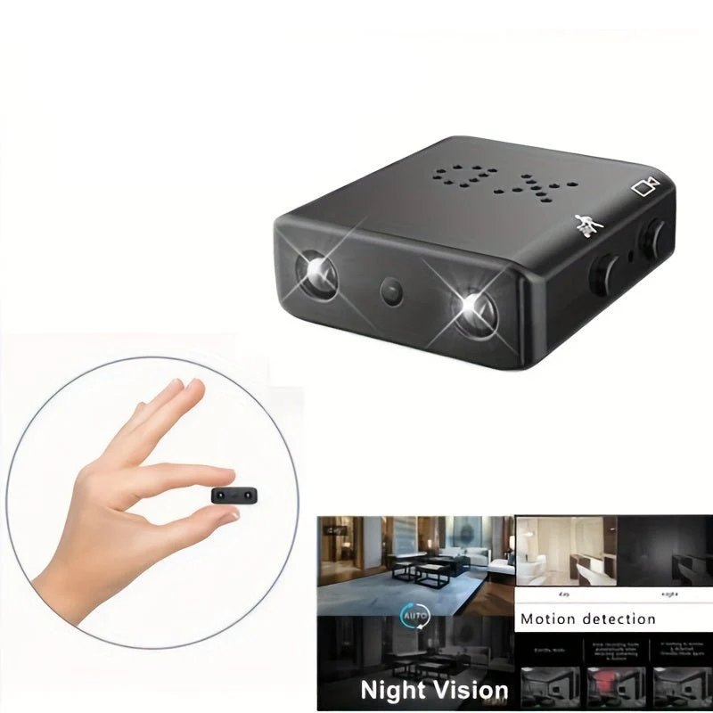 Mini Camera – Full HD, Nachtzicht & Bewegingsdetectie met Live Streaming
