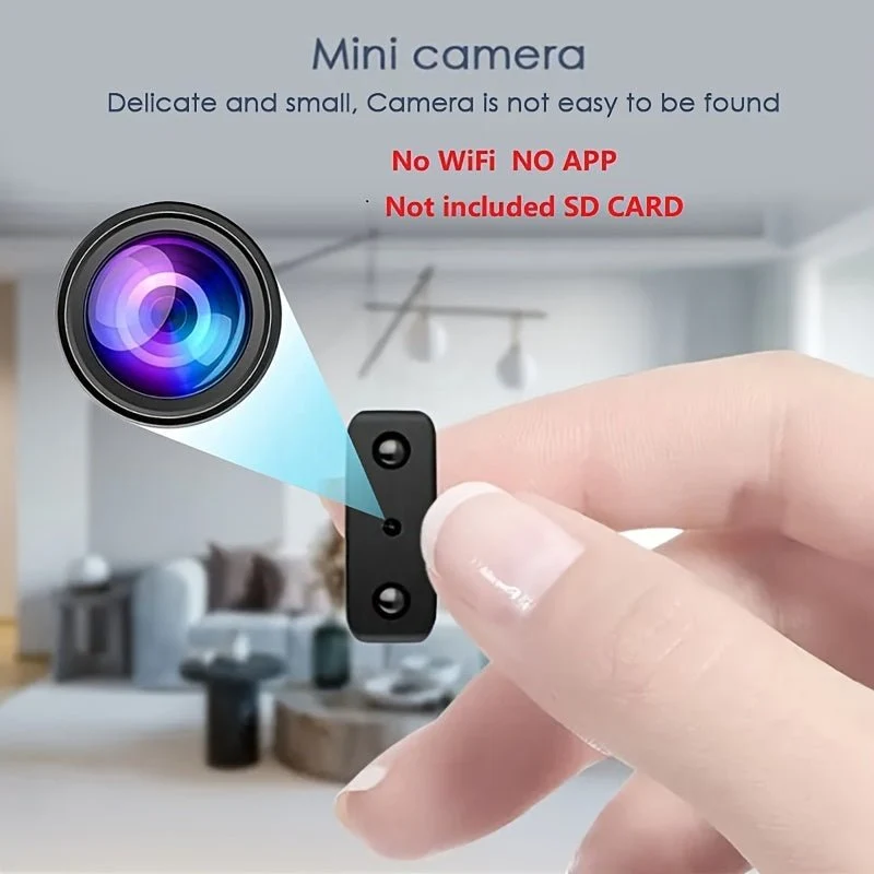 Mini Camera – Full HD, Nachtzicht & Bewegingsdetectie met Live Streaming