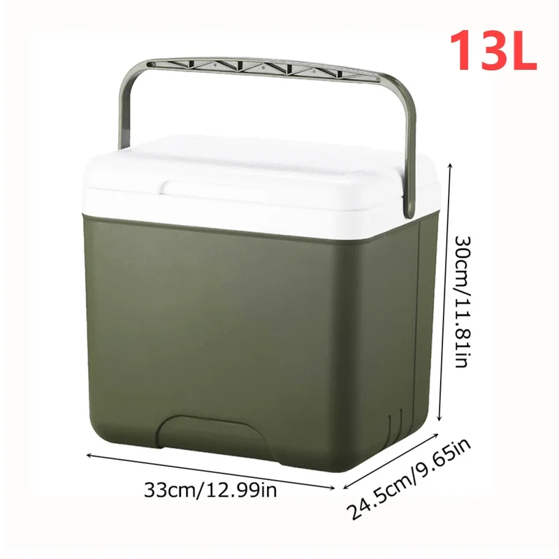 Koelbox – Draagbare 13L koelbox met isolatie, stevig handvat en compact design