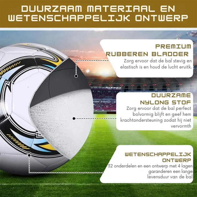 Voetbal Maat 5 – Slijtvast met Antislip en Stevig Ontwerp