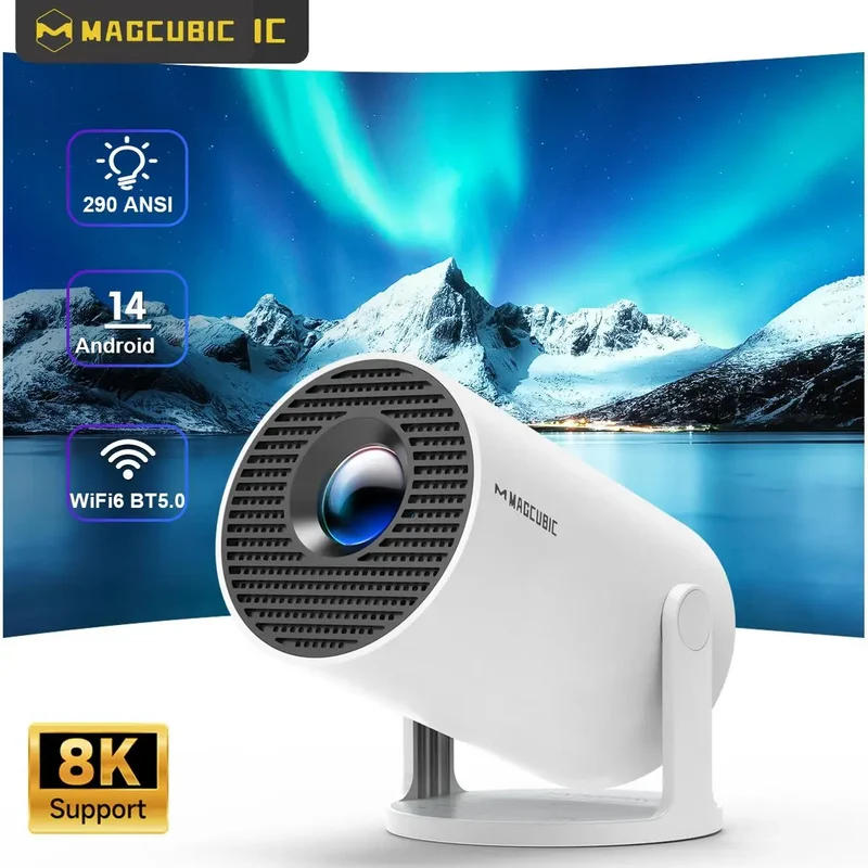 Mini Beamer 720P – Compact met WiFi 6 en Bluetooth
