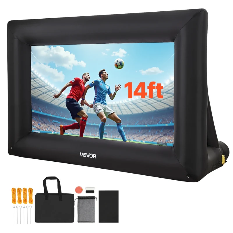 Opblaasbaar Projectiescherm – Outdoor met Blower en 16:9 Scherm
