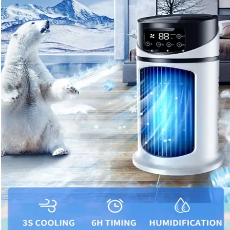 Mini Aircooler – Compact met Waterkoeling en Timerfunctie