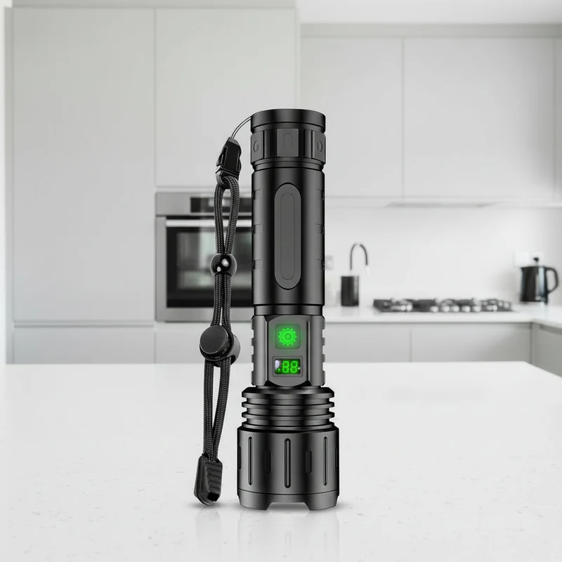 Oplaadbare LED zaklamp – Krachtige lichtbundel, meerdere standen & USB-C