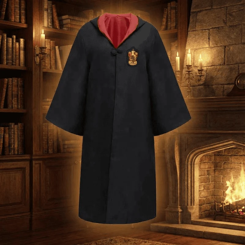 Hogwarts Tovenaarsmantel – Verkleedkostuum voor Cosplay & Themafeesten