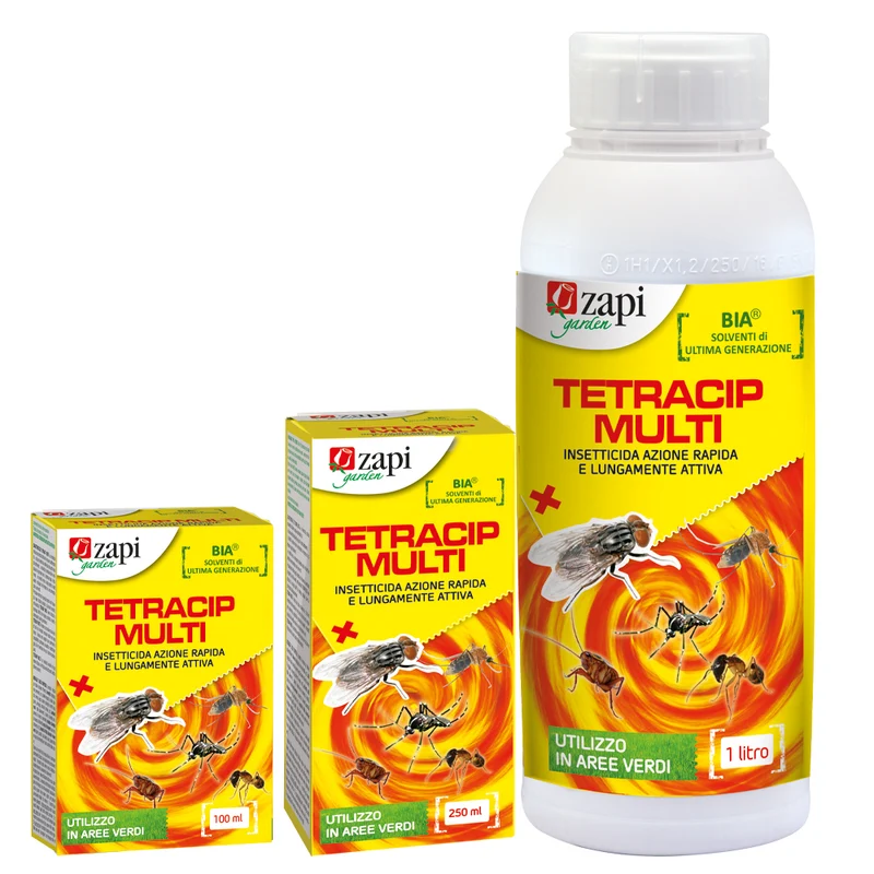 Insetticida concentrato per mosche, zanzare e vespe Zapi Tetracip Multi 250 ml
