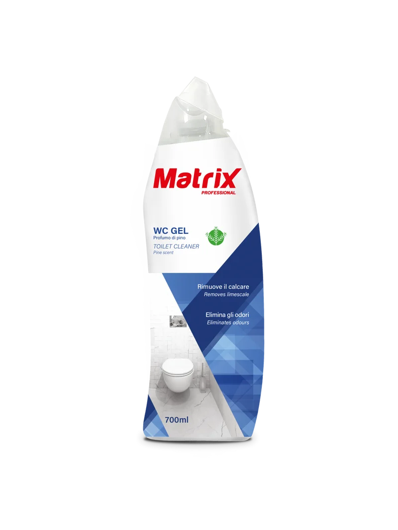 Detergente disincrostante per WC Matrix WC Gel Pino 8x700 ml DISPONIBILE IN 7 GIORNI LAVORATIVI