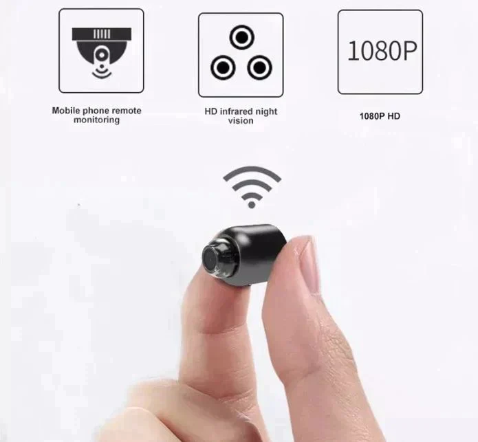 NanoCam | Caméra de Sécurité WiFi Compacte avec Vision Nocturne