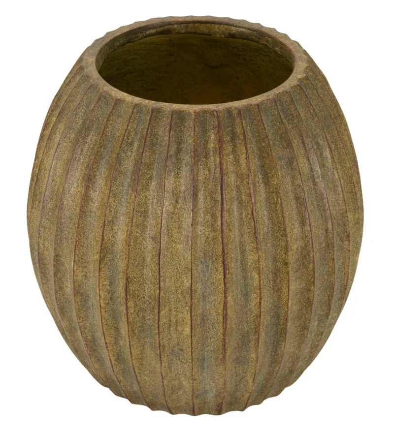 Vaso Breeze Ø32x32,5 cm in Mgo Verde sporco