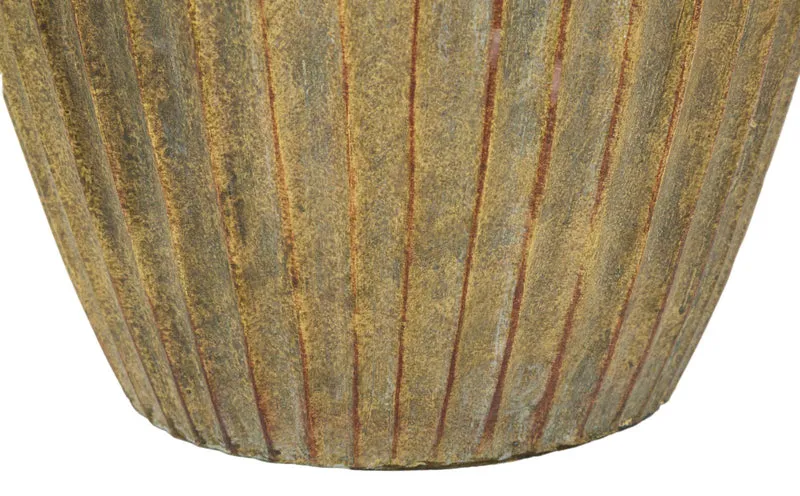 Vaso Breeze Ø25x52,5 cm in Mgo Verde sporco