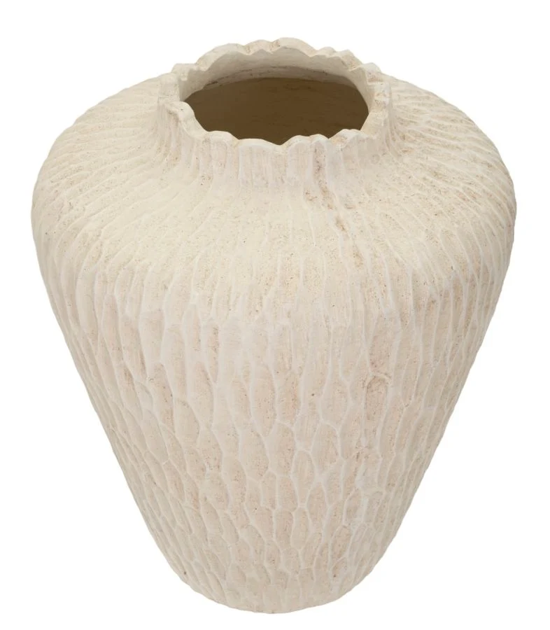 Vaso Shade Ø32x40 cm in Mgo Crema