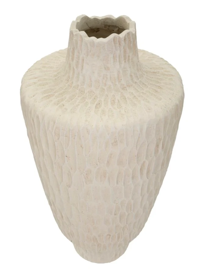 Vaso Shade Ø29,5x57 cm in Mgo Crema