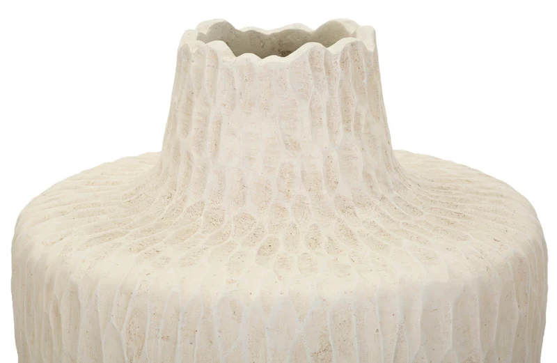 Vaso Shade Ø29,5x57 cm in Mgo Crema