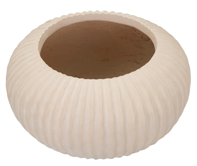 Vaso Mist Ø35x18 cm in Mgo Crema