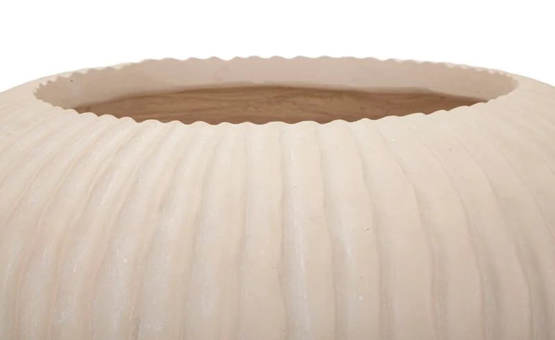 Vaso Mist Ø35x18 cm in Mgo Crema