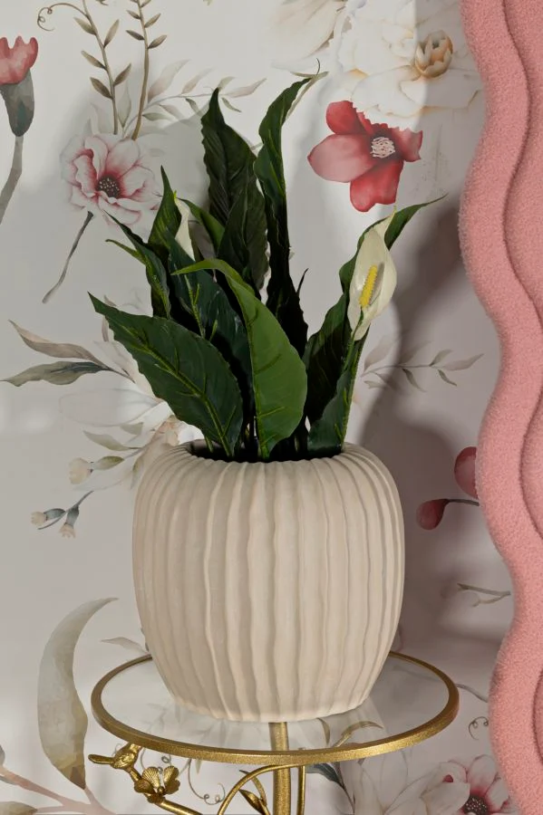 Vaso Mist Ø26,5x26 cm in Mgo Crema