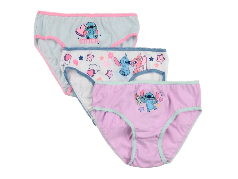 Lilo e stitch mutandine in box da 3 pezzi, taglia 6/8anni