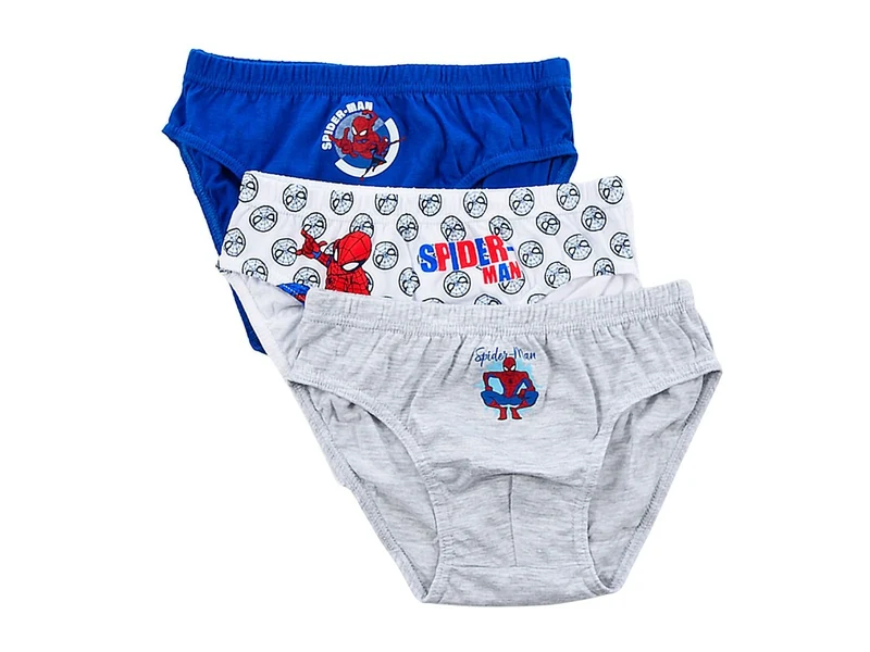 Spiderman mutandine in box da 3 pezzi, taglia 5/6anni