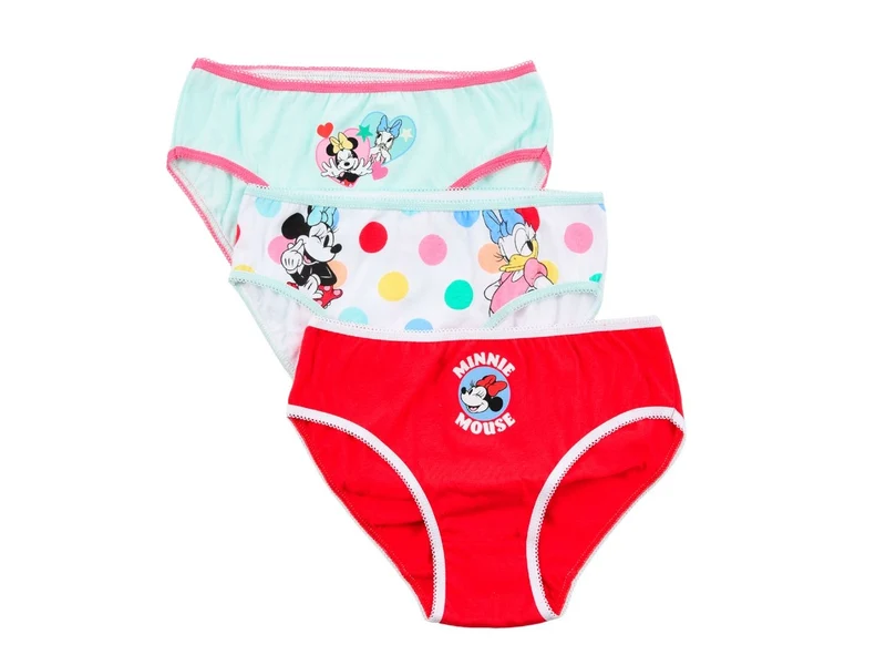 Minnie mutandine in box da 3 pezzi, taglia 3/4anni
