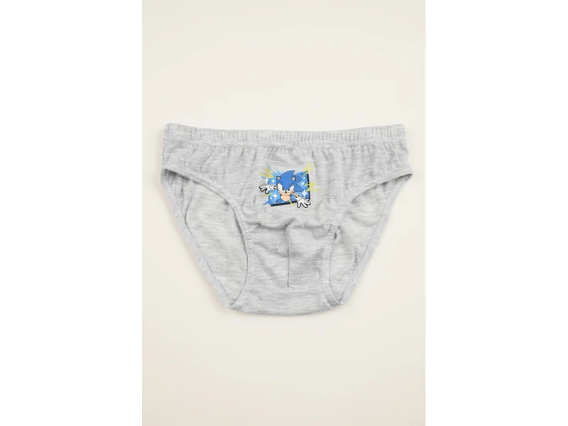 Sonic classic mutandine in box da 3 pezzi, taglia 5/6anni
