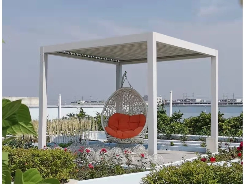 Pergola Bioclimatic alluminio 3x4x2,50cm bianca