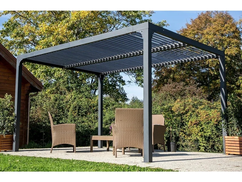 Pergola Bioclimatic alluminio 3x4x2,50cm antracite