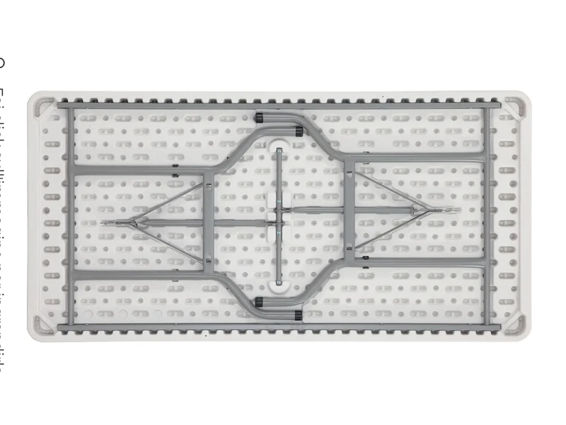 Tavolo catering rettangolare 200x90x74cm