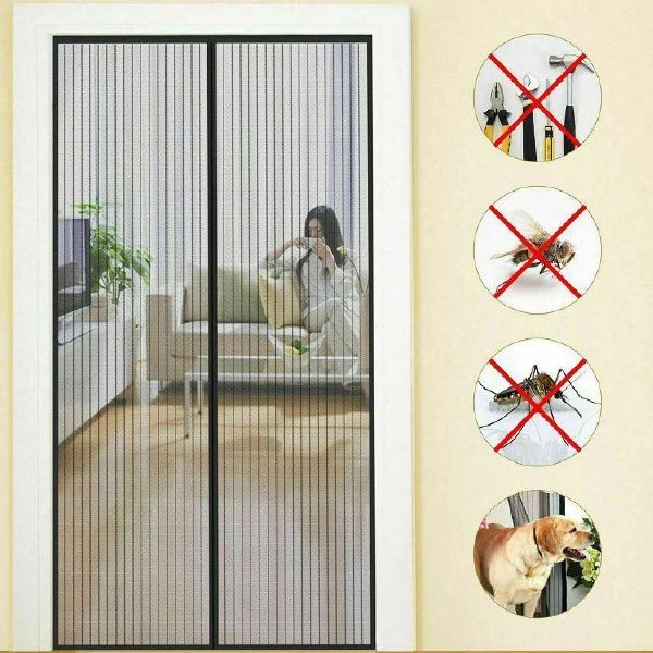 Zanzariera Magnetica 120x250cm Grigia