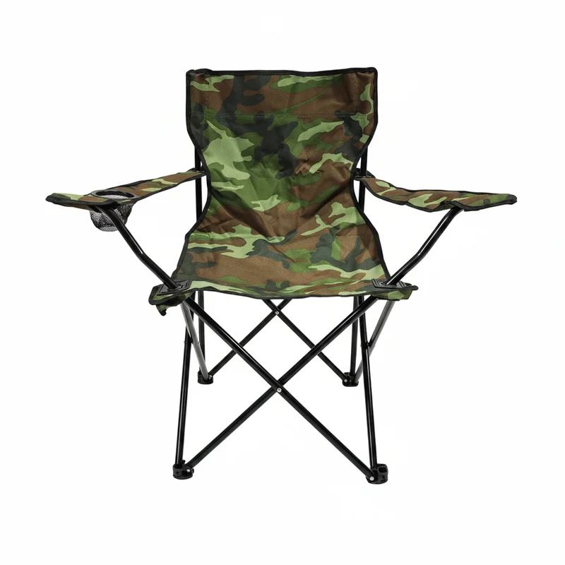 ab.m sedia pieghevole steelpoliestere camuflagecm.50x50x80
