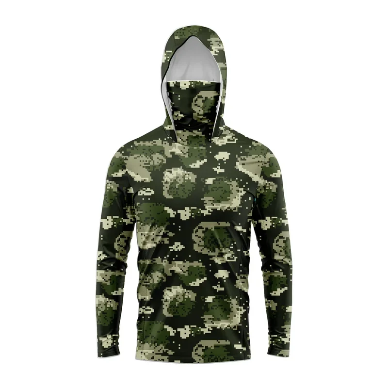 Heren visshirt met capuchon – UPF 50 outdoor shirt