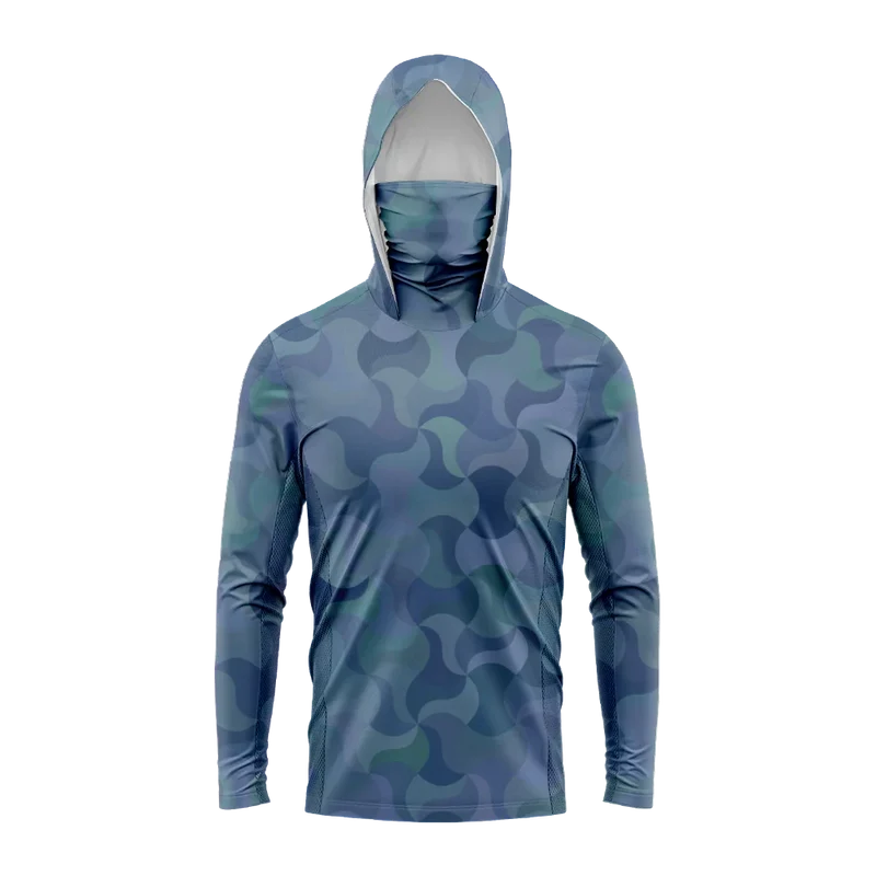 Heren visshirt met capuchon – UPF 50 outdoor shirt