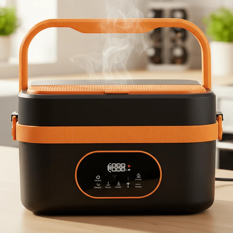 Zelfverwarmende Lunchbox – Draadloos Verwarmen & 1000ML Grote Inhoud