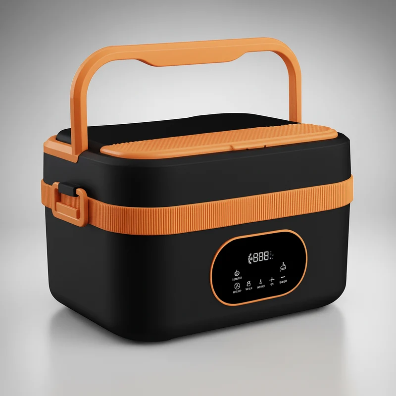 Zelfverwarmende Lunchbox – Draadloos Verwarmen & 1000ML Grote Inhoud
