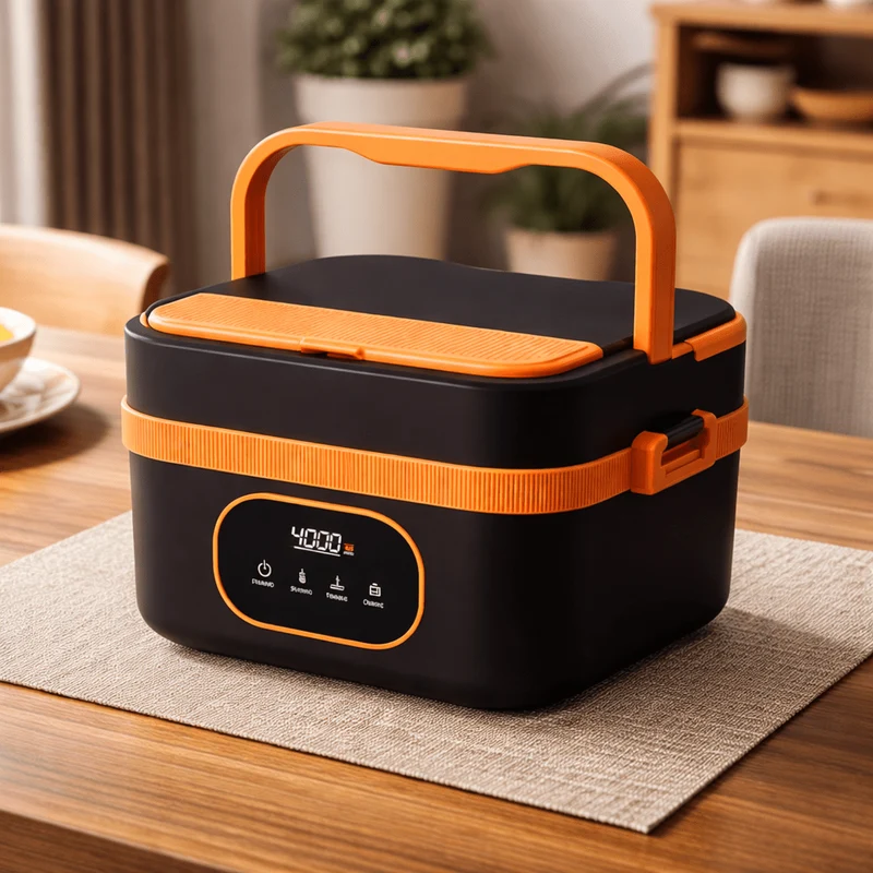 Zelfverwarmende Lunchbox – Draadloos Verwarmen & 1000ML Grote Inhoud