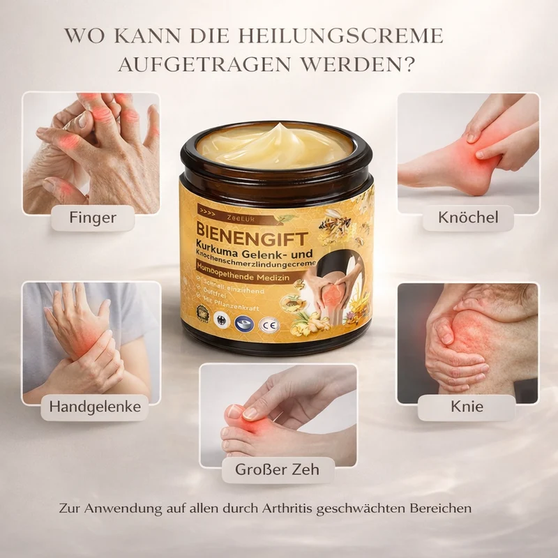 Bienengiftsalbe mit Hyaluron & Kollagen | BeeLixir