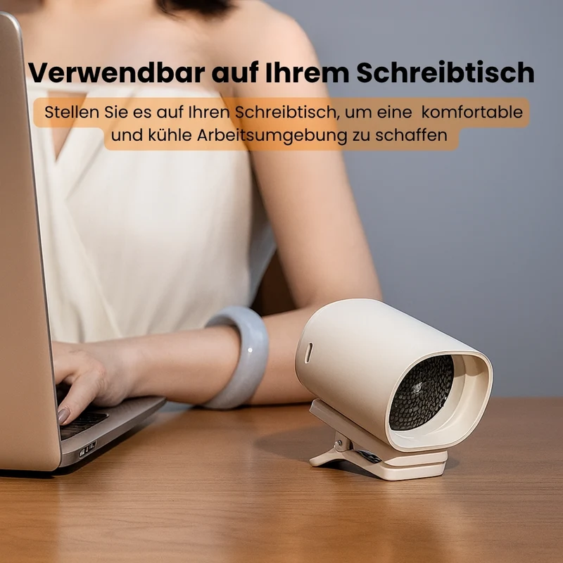 Mini Clip Ventilator mit Akku | KühlBuddy