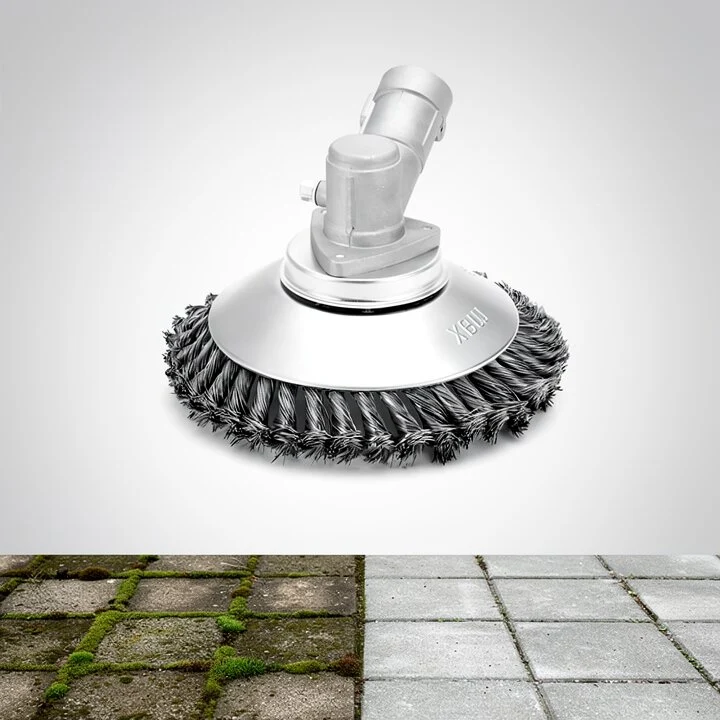 Unkrauttrimmer für Garten | Unkraut Trimmer mit Stahlbürste | GartenFix