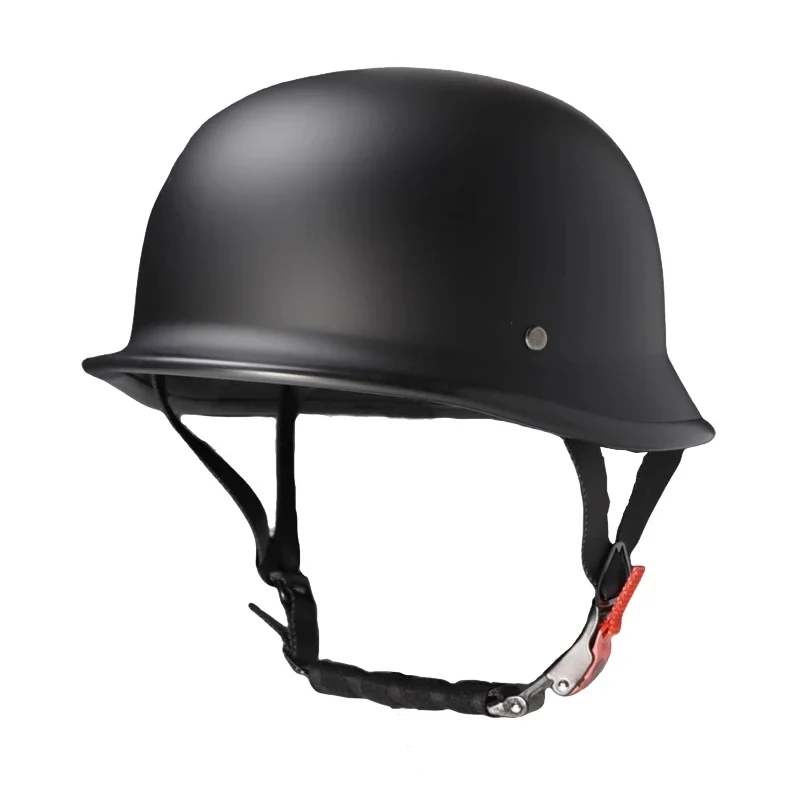 Motorhelm Halve – Vintage Design & Ventilatie met Veiligheidsbril