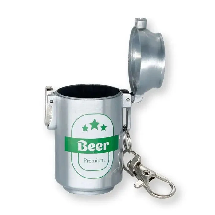 POSACENERE PORTATILE A FORMA DI BIRRA