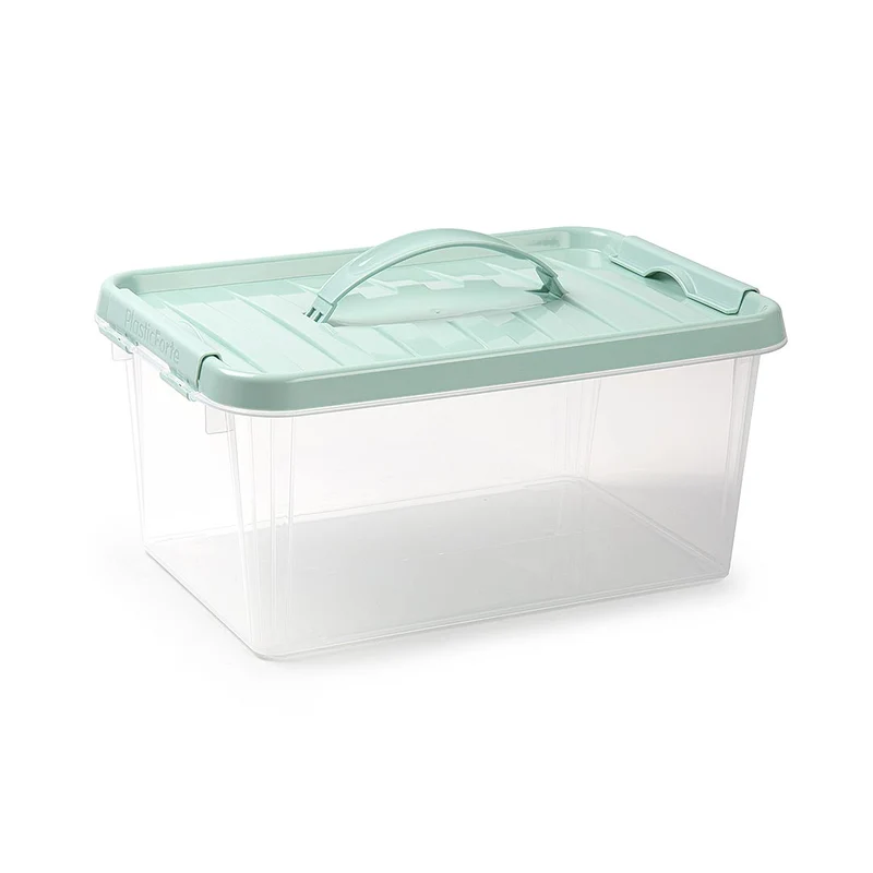 PlasticForte® Scatola 8L Con Coperchio E Maniglia Surt Vrm